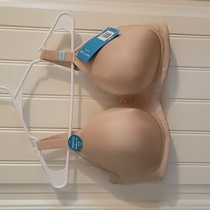 Vanity Fair Full Figure Back and Side Smoothing Bra Size 44C